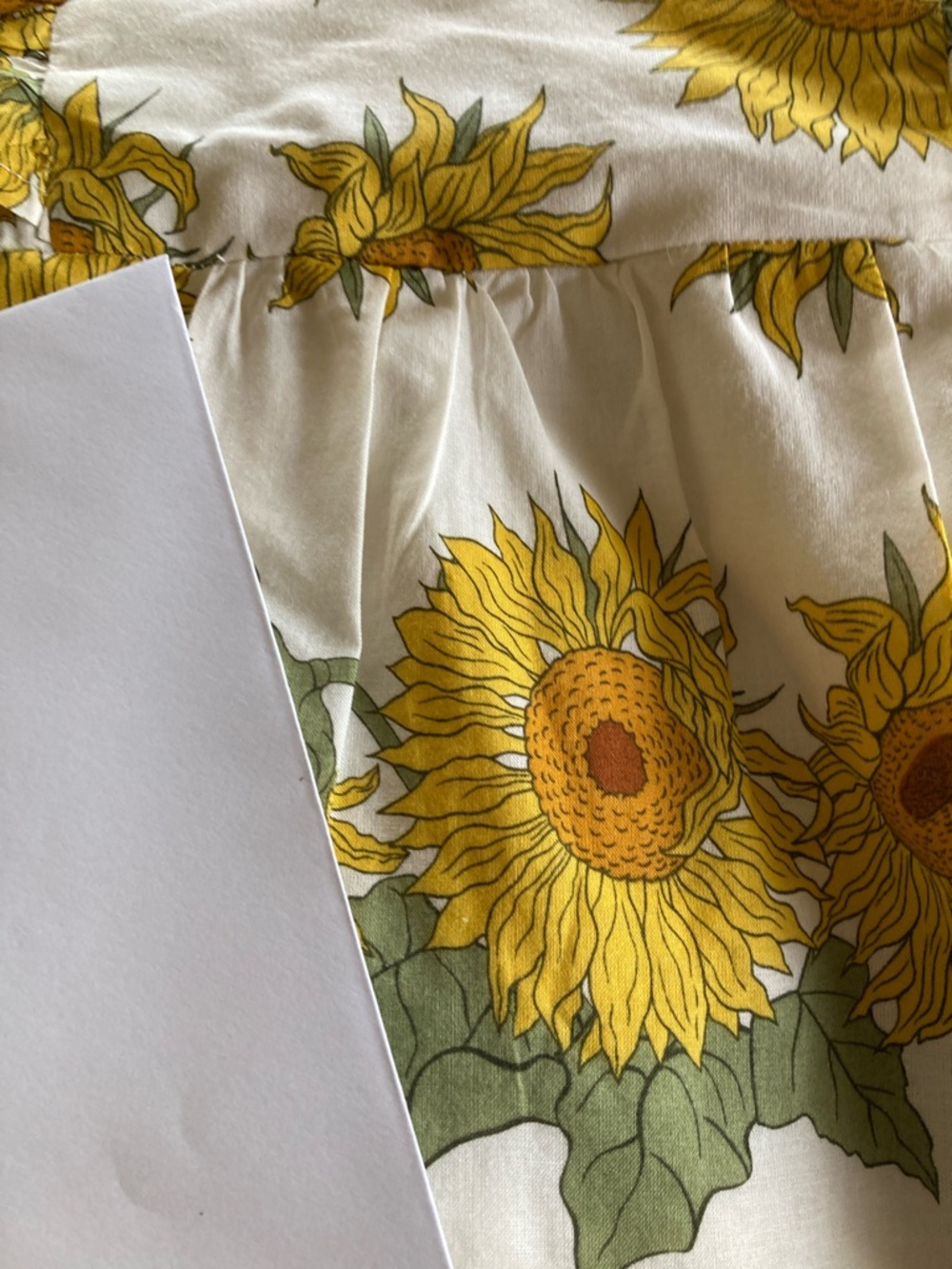 Girls Happy Threads yellow sunflowers long sleeve shirt size 12 months - Picture 7 of 7
